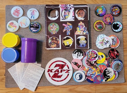 Mixed 1990 pogs lot 129 - mixed,